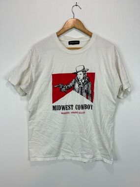 Midwest Cowboy Graphic Tee - White